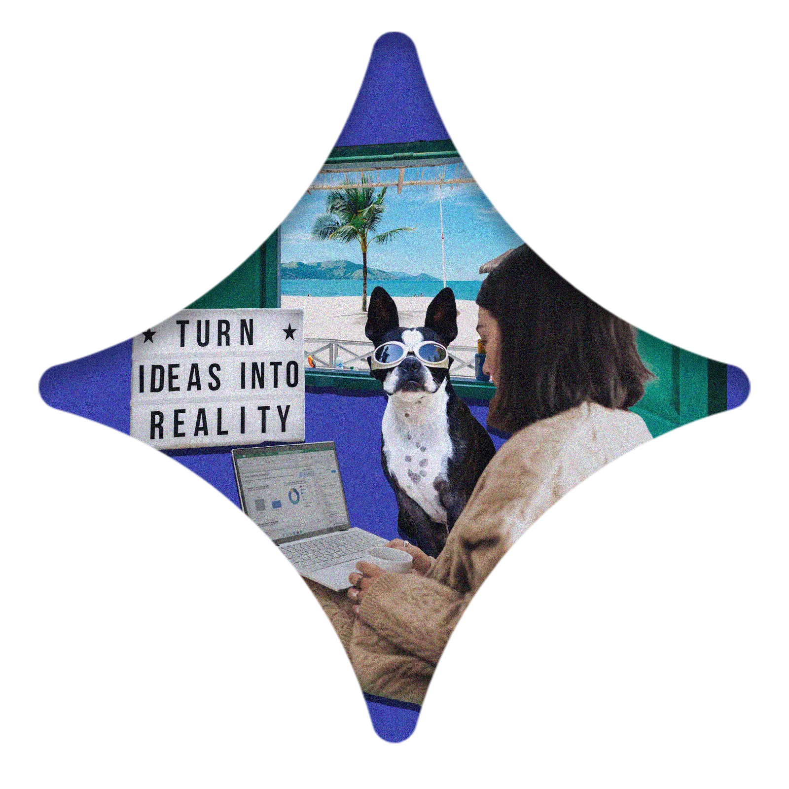 Turn ideas into reality graphic