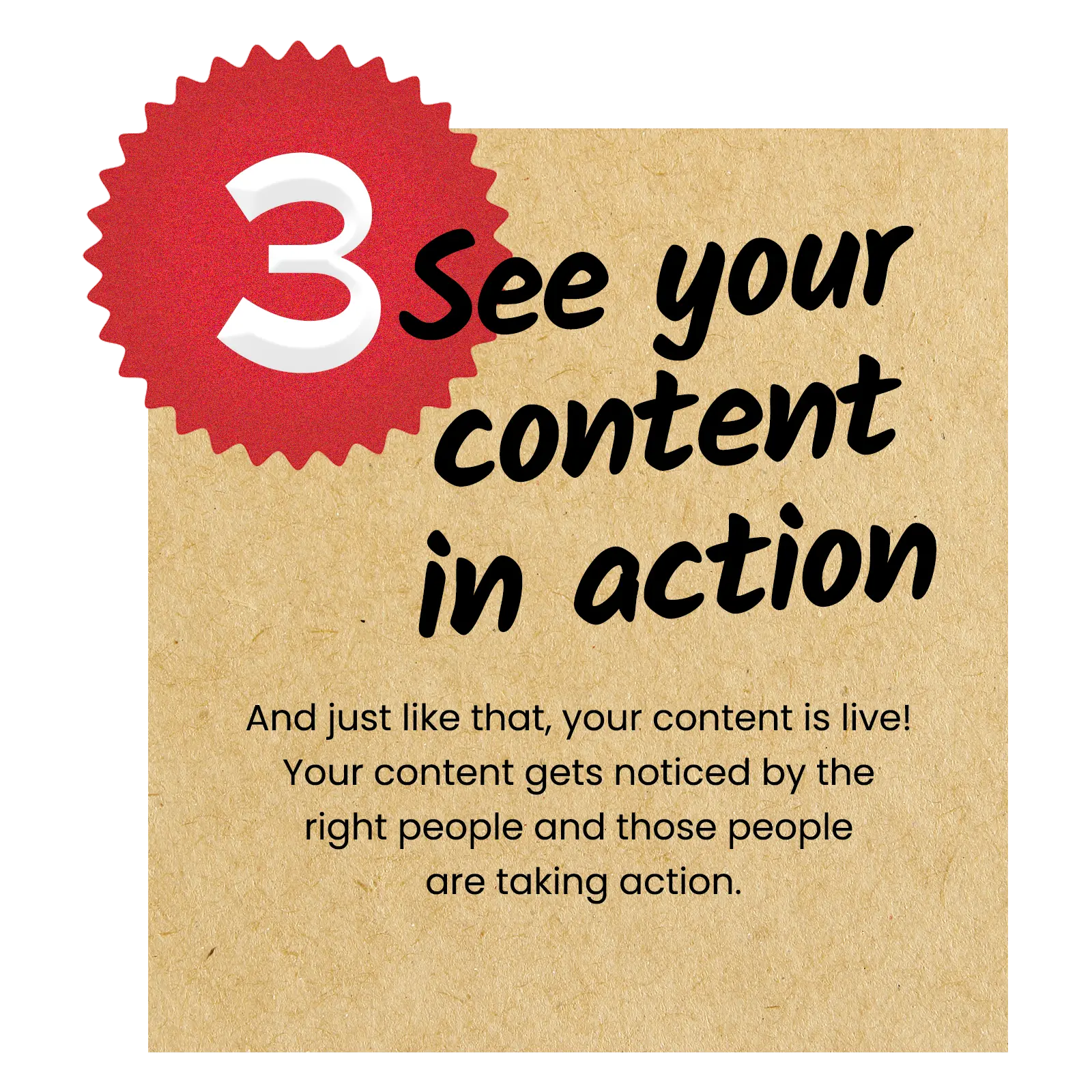 Step 3 See your content in action