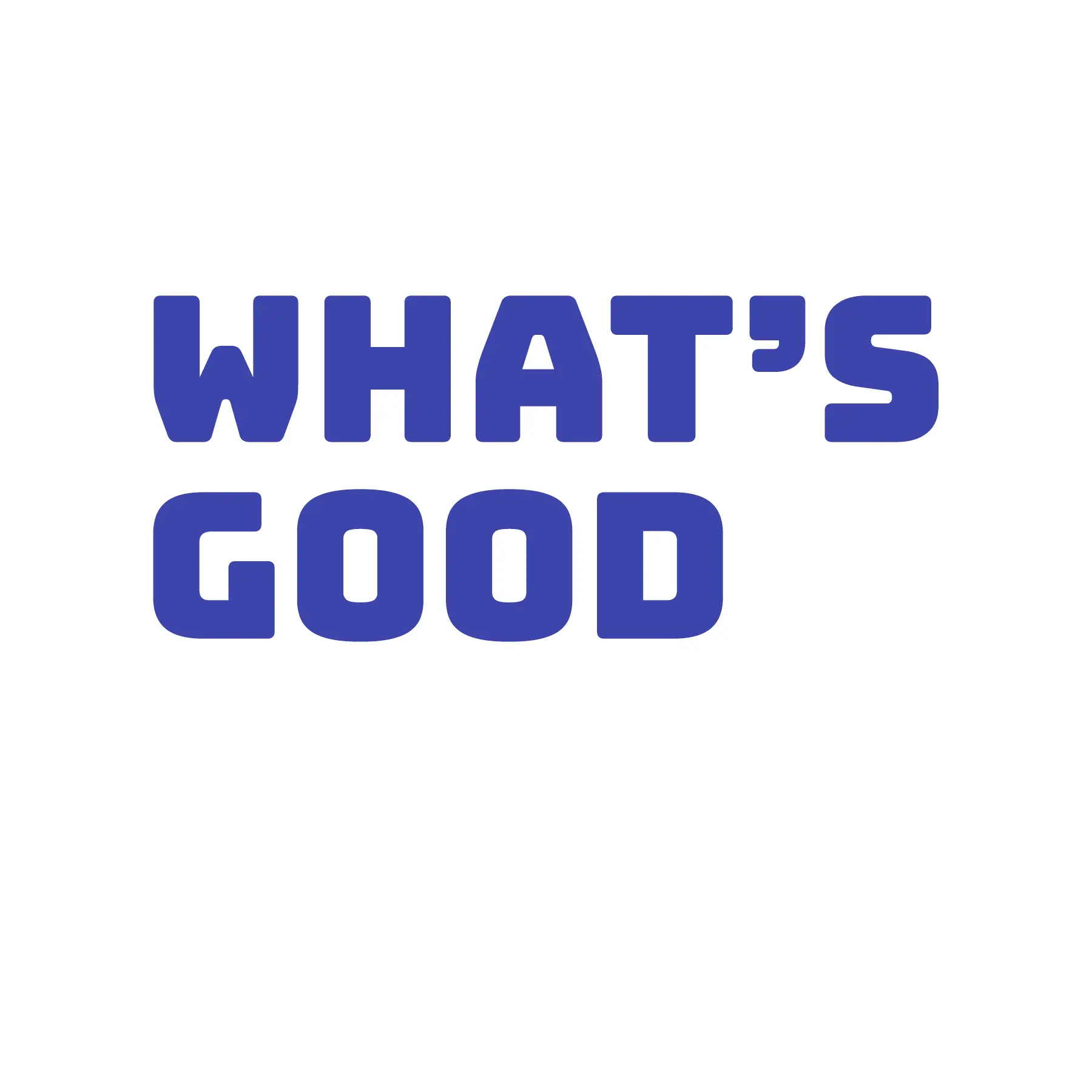 What's Good Content logo